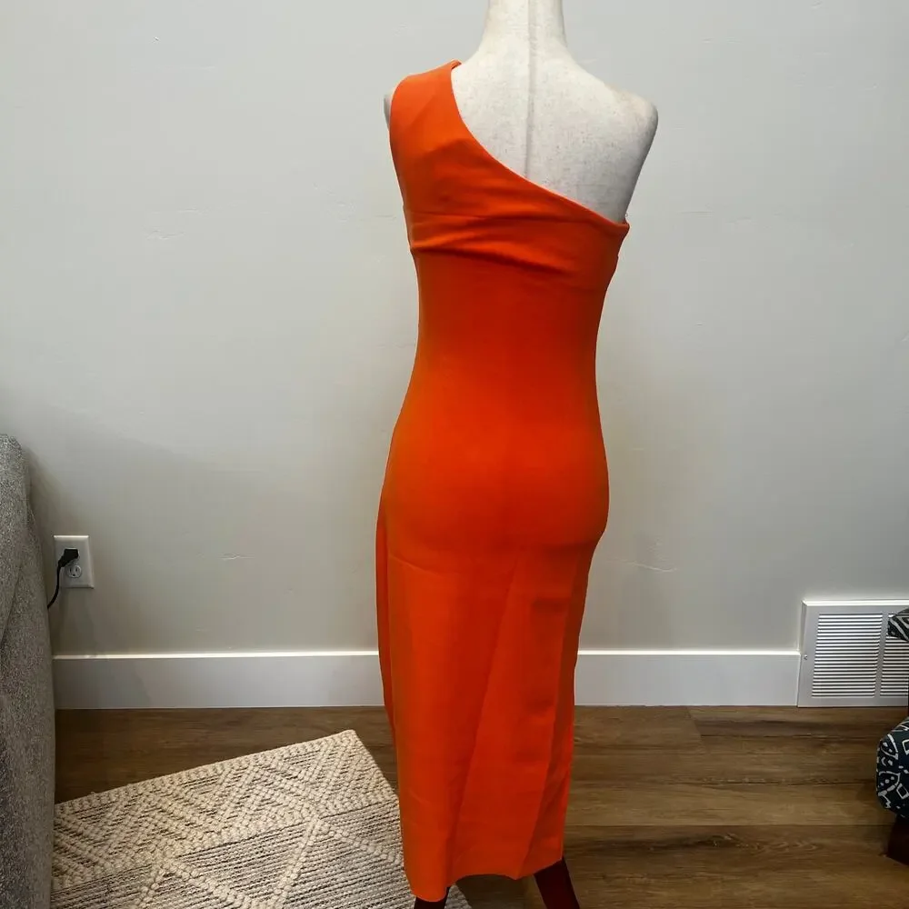 PETAL & PUP Women's Nadene Dress Size 2 In Orange - Picture 5 of 14